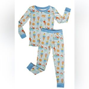 Little Sleepies Blueberry Ice Cream Social Pajama Set